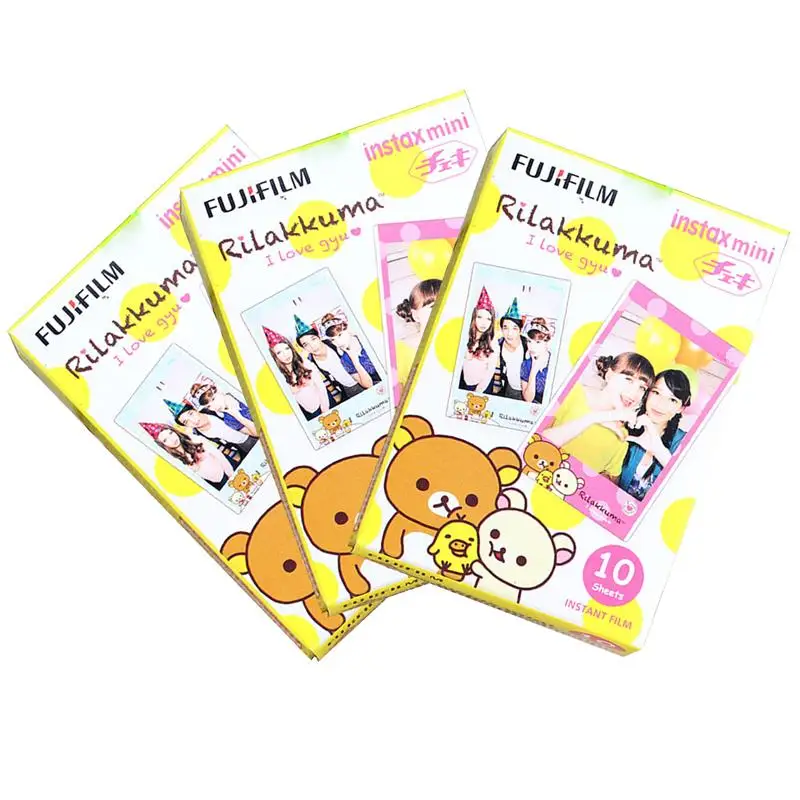 

Genuine 30pcs Fujifilm Fuji Instax Mini Instant Color Film for Fuji 9 7 7s 8 10 20 25 50s 50i SP1 SP-2 DW 90 Camera(Rilakkuma)