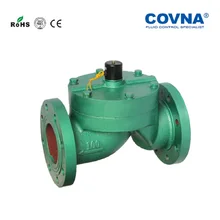 1 1/2 ''управляемые поршневой строительство фланец электромагнитный клапан чугуна для пара, горячей воды
