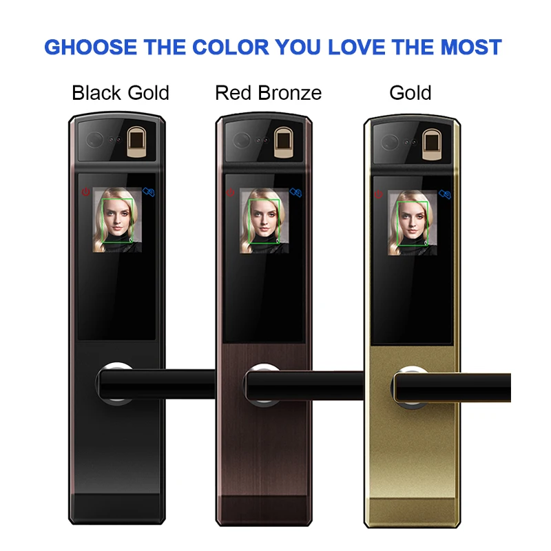 Eseye Smart Electronic Door Lock Safe Smart Face Recognition Door Locks Fingerprint Digital Door Lock Password & RFID Unlock