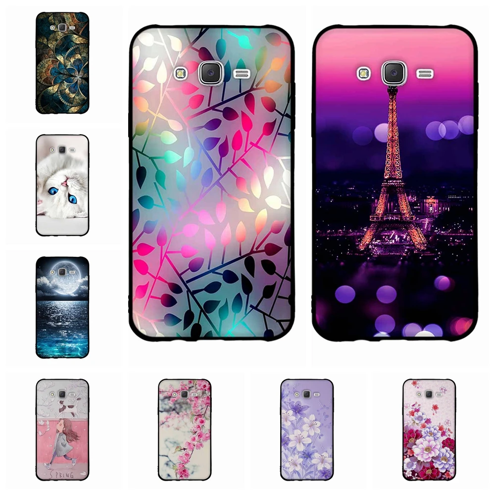 

For Samsung Galaxy J7 Case Soft TPU For Samsung Galaxy J7 J700F J700M J700H J700T J700P Cover Cute Pattern For Samsung J7 Shell