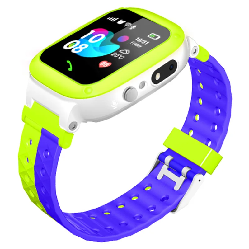 Kopen Q18 Anti Verloren Kinderen Slimme horloge Waterdicht WIFI Tracker SOS Smart Monitoring Positionering Telefoon Kind Baby Horloge voor IOS   android