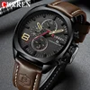 CURREN – montre de Sport étanche pour homme, marque de luxe, Quartz, chronographe, Date, style militaire, 8324 ► Photo 1/6