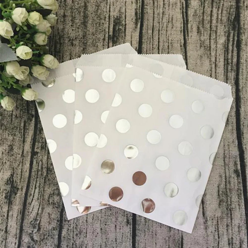 

Cake Oil-proof Sweets Paper Packing Bag Wedding Stamping Gift Shop Candy Party Recyclable