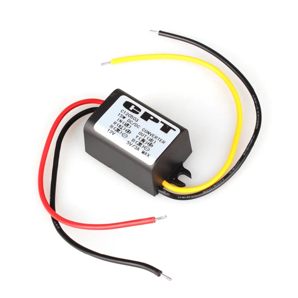 

12V to 5V 3A DC/DC Converter Regulator Step Down Power Supply Buck Module