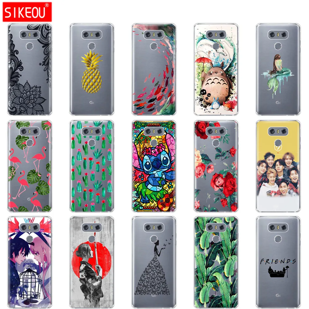 

silicone case For LG G6 Case Back Covers for LG G 6 5.7 inch phone cover full 360 shockproof
