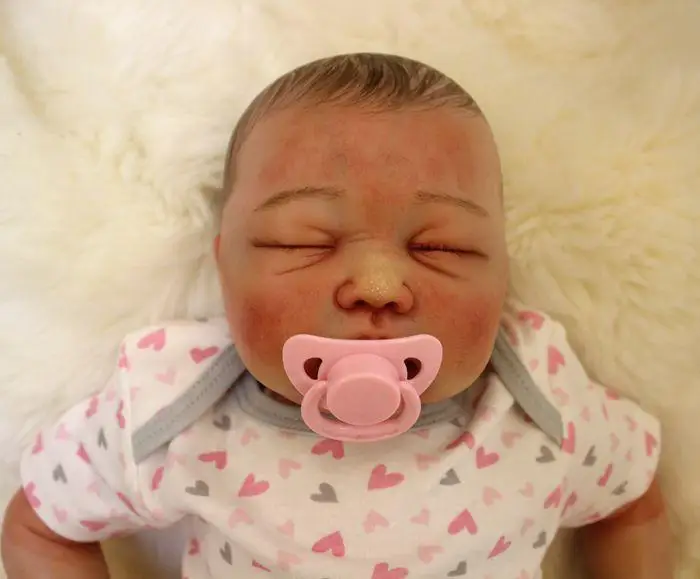 Ребенок присутствует кукла Bebe для девочек 20 &quotReborn Baby спальный куклы