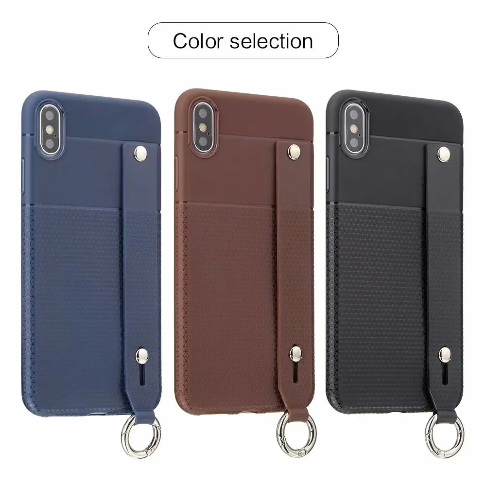 Мягкий чехол из ТПУ для iphone 7 8 6 6s plus X Xs max XR винтажный Чехол держатель с