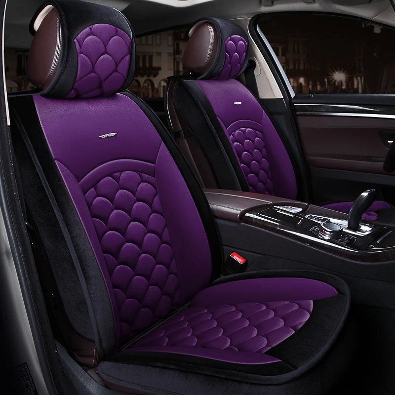 Car Travel ( Front + Rear ) Luxury plush car seat cover Car Travel ( Front + Rear ) Luxury plush car seat cover