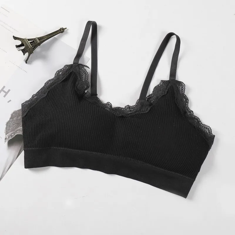 

Fashion Lace Strap Wrapped Chest Shirt Top Women Bralette Bra New Underwear Bras For Women