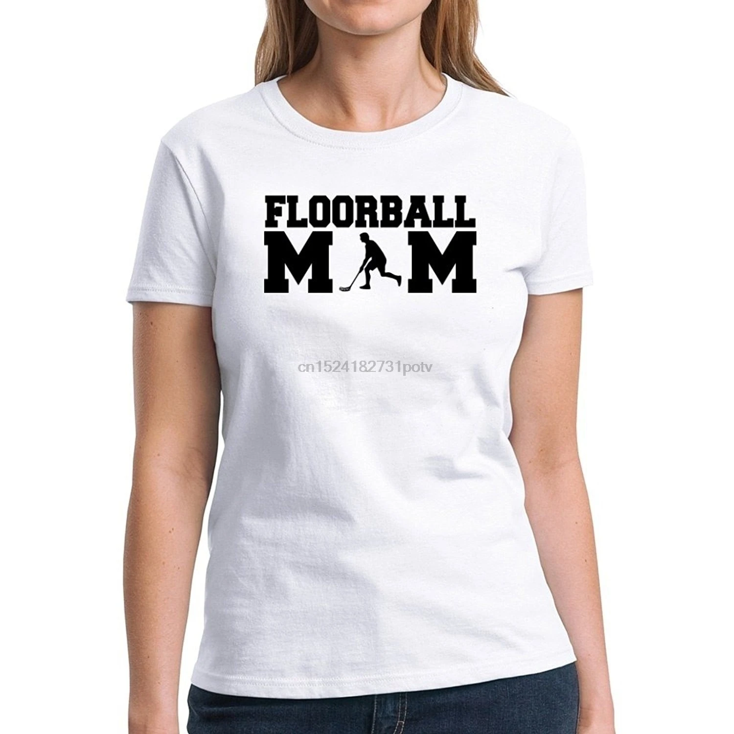 

Floorball mom Women T-Shirt