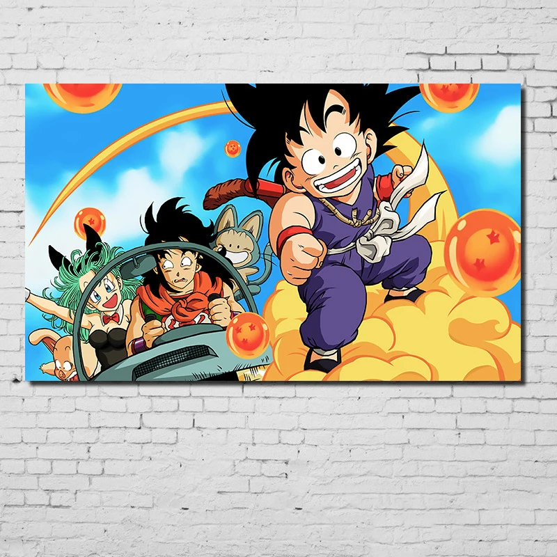 Cosy Moment Dragon Ball Z/GT плакат белая крафт-бумага печать в формате HD мультфильм Стрекоза плакаты на стену, изображения для гостиной QT485