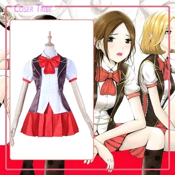 

[STOCK] 2018 Anime Back Street Girls School Uniform Cosplay Costume Vest+tie+shirt+skirt For Women Halloween Free Shipping New.