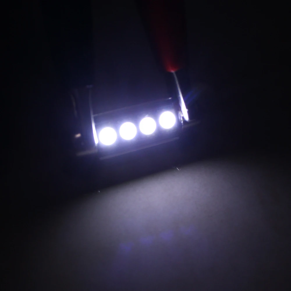 4 шт. 41 мм 4SMD 5050 светодиодные под шину CANBUS для автомобиля интерьер свет авто Купол