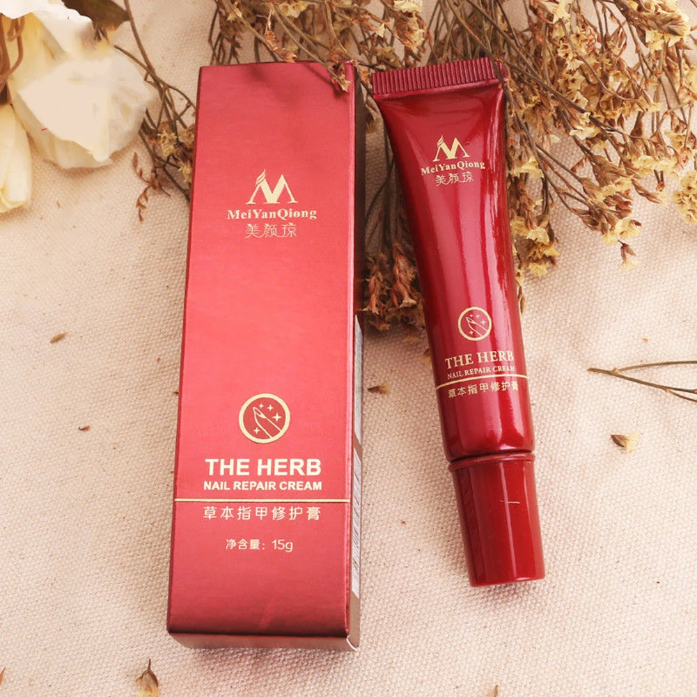 Nail Repair Cream Nourishing Herb Fingernail Care Treatment Recovery Makeup