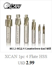 XCAN 10 шт. 2x8 мм 3,175 хвостовик одинарная флейта Спиральные фрезы для резки дерева/пластика Фрезы с ЧПУ 1 Флейта концевые фрезы