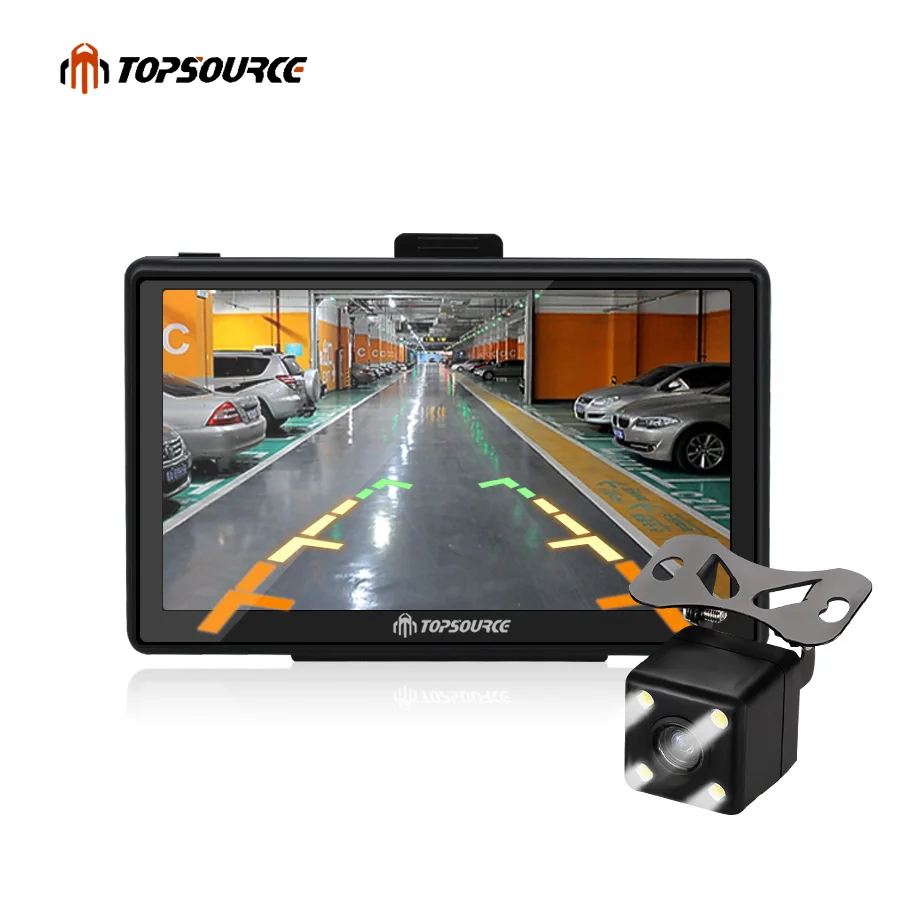 Topsource gps емкостный Экран навигация с 7 дюймовым HD Android 8 Гб DDR800MHZ автомобиль