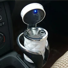 Высококачественная креативная индивидуальная подвесная автомобильная пепельница со светодиодными лампами