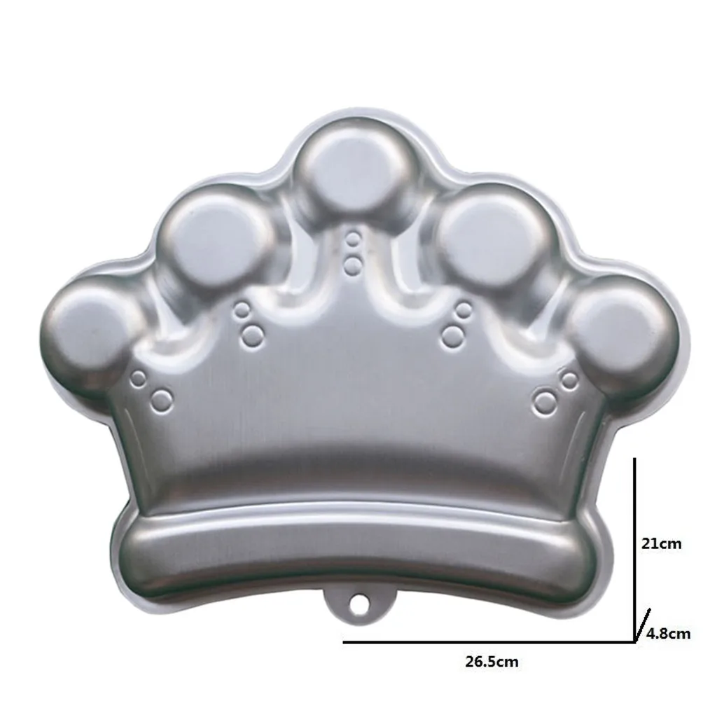 

Mold Imperial Crown Cake Decoration Aluminum Cake Baking Tray Baking cake decorating moldes para repostería chocolate mold
