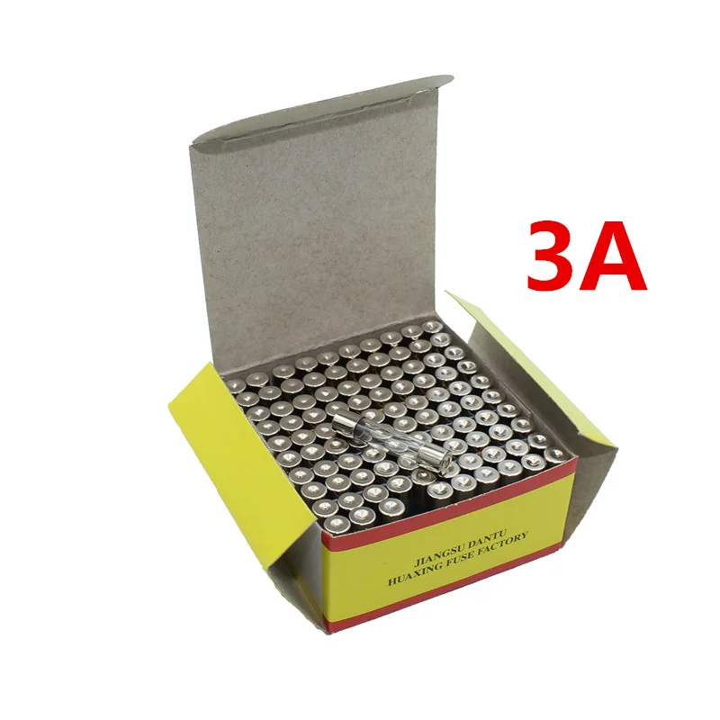 

6*30mm 3A slow Glass fuse Fuse 6*30 3A 6x30 100pcs New and original