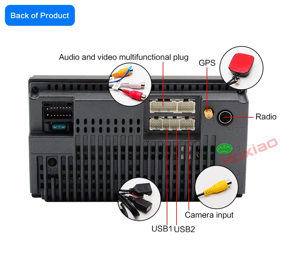 Автомобильный стерео Универсальный 1din или 2din Android кабель питания BT Радио gps HD мультимедийный плеер аксессуар для hoxiao Toyota corolla