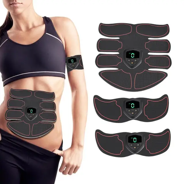US $19.65 Body Slimming Belts Gym Abdominal Fitness Muscle Training Gear Exercise Body Building Belt Set