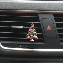 Винтаж рождественские колокольчики и рождественских елок автомобильный освежитель воздуха, освежитель воздуха кондиционер выход духи украшения для автомобиля