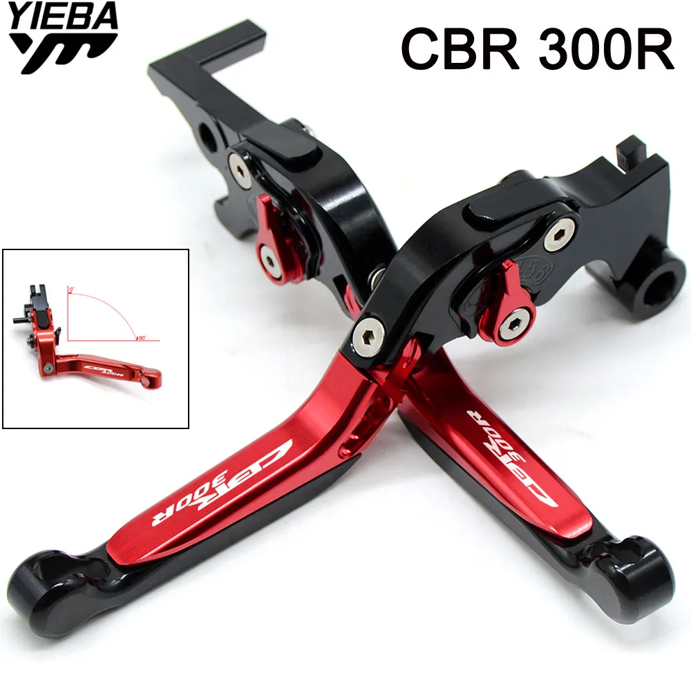 Adjustable Folding Extendable CNC Motorcycle Brake Clutch Levers for HONDA CBR300R CBR 300R CBR 300 R 2014 2015 2016 2017 2018
