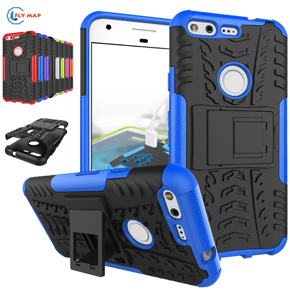 Coque For Google Pixel Nexus S1 Global Armor Plastic Box Silicone TPU Bracket Mobile Phone Case HTC Sailfish Protector Cover |