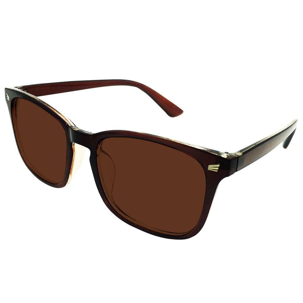 Polarized Distance Sunglasses Myopia Oversize Shortsighted Tinted Brown