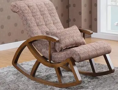 spesifikasi Kursi goyang dewasa kursi kayu solid. Leisure chai