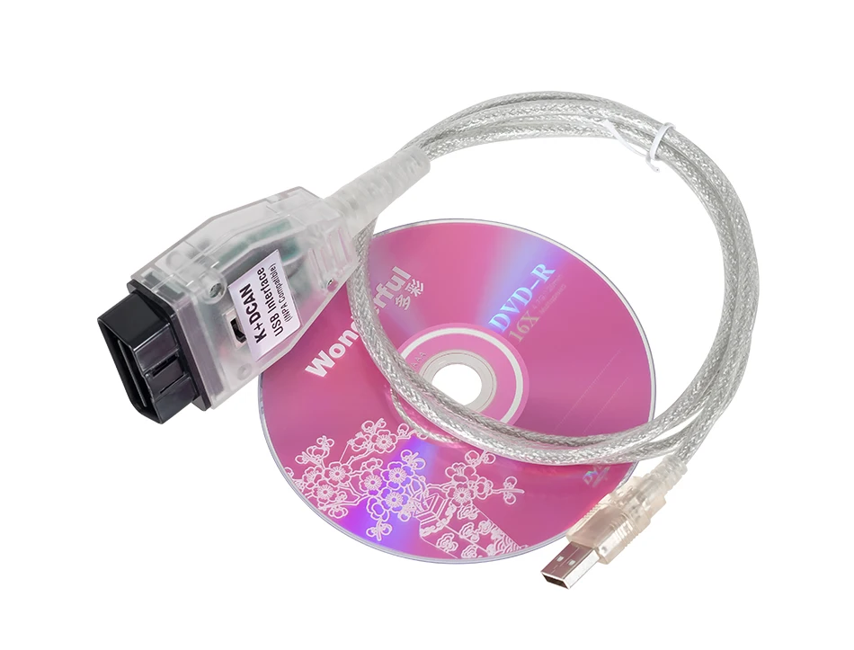 Кабель INPA для BMVV K + CAN с чипом FT232RL интерфейс USB DCAN Полная диагностика кабель 1998 по