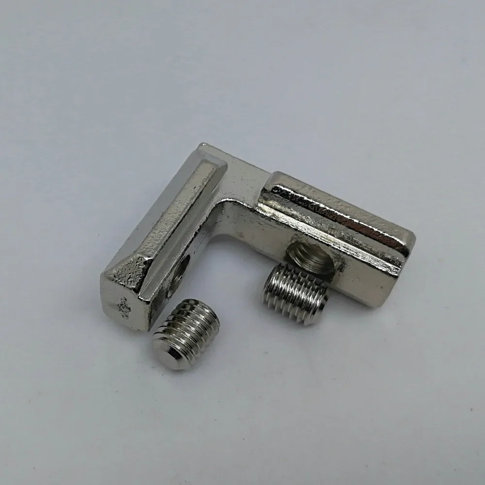 L Connectors for 6060 Single Slot Aluminum Extrusion Profiles,Screws