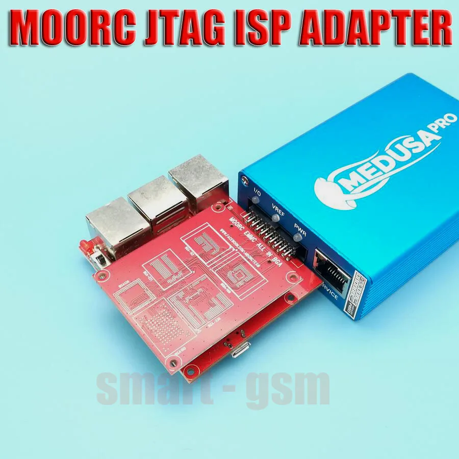 2018 новейший moorc обновление JTAG ISP адаптер Все в 1 для RIFF легкий JTAG MEDUSA EMMC E-MATE Advance Turbo Flasher программатор коробка FIFF коробка