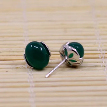 

925 sterling silver jewelry wholesale Thai silver restoring ancient ways small cute lady stud earrings