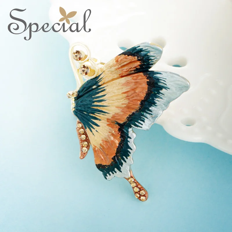 

The SPECIAL brand euramerican butterfly brooch buckle silk scarf shoulder buckle temperament brooches for women S1829B
