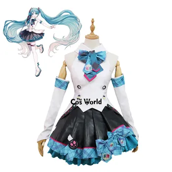 

2017 Vocaloid Hatsune Miku MAGICAL MIRAI Dress Uniform Outfit Anime Customize Cosplay Costumes