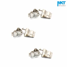 100 шт металлический держатель предохранителя основа гнездовой зажим для 5*20 мм, стеклянная трубка Предохранителя