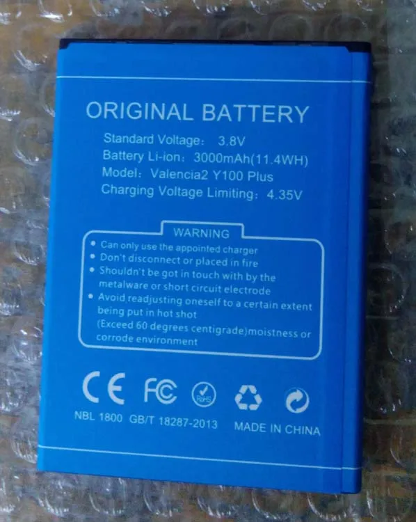 

100% Original Backup 2200mAh Battery For Doogee Y100X Smart Mobile Phone + + Tracking Number
