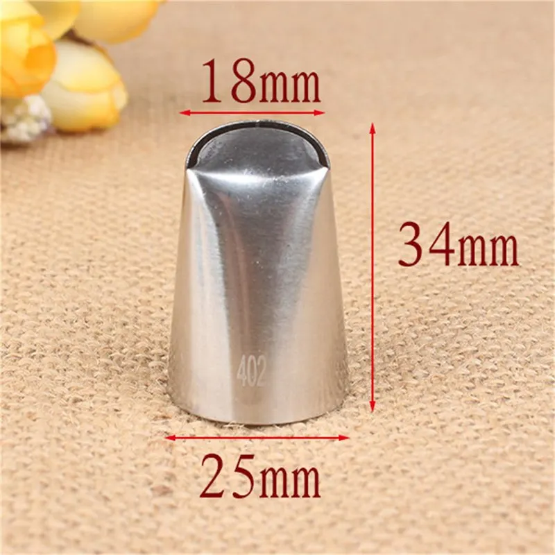 

HENGHOME #402 Cupcake Decorating Tips Chrysanthemum Dahlia Stainless Steel Icing Piping Pastry Nozzles Boquillas Cake Tool