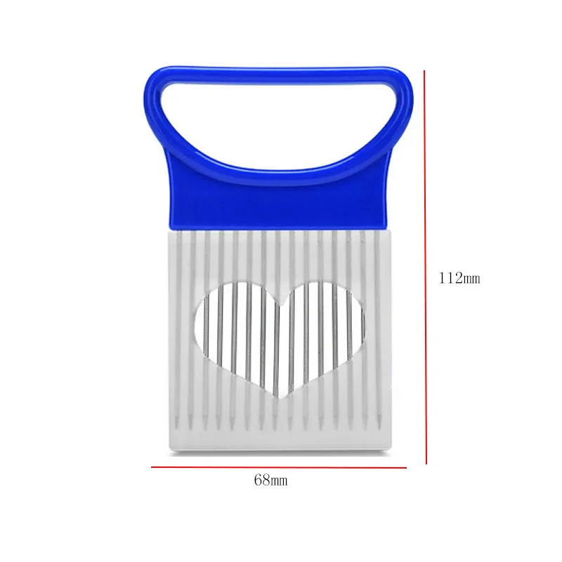 Hifuar Нержавеющая сталь лук Slicer для нарезки овощей Фрукты резак многоцелевой резка