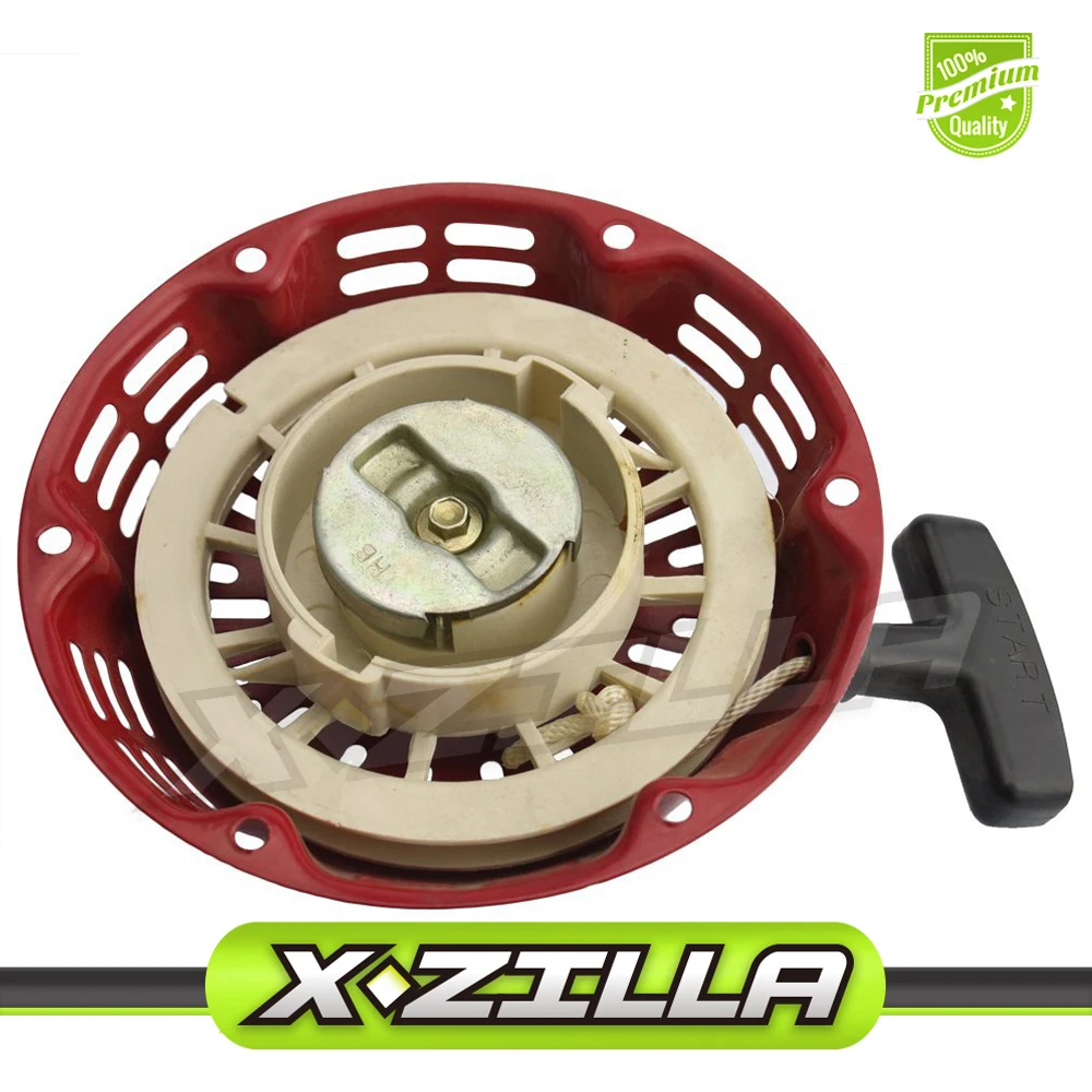 Тянуть начало стартер отдачи катушки Pully Запчасти для GX120 GX160 GX168 GX200 5.5hp 6.5hp