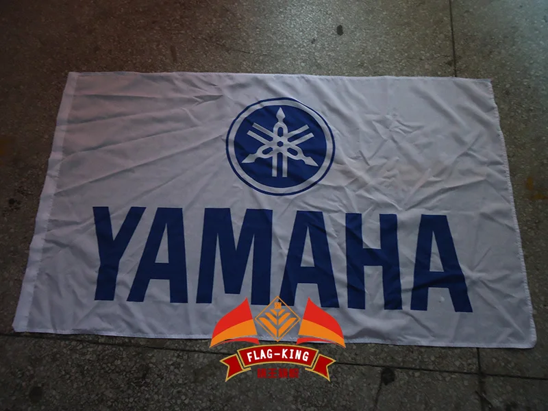 

yamaha logo flag,yamaha racing car club flag, 90*150CM polyster banner