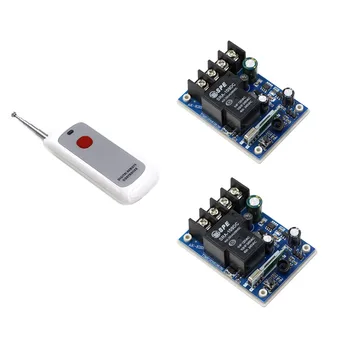 

Smart Home DC 12V-48V Wireless Remote Control Switch 1CH 40A Relay Radio Light Switch ; 2 X Receiver + One Button Transmitter