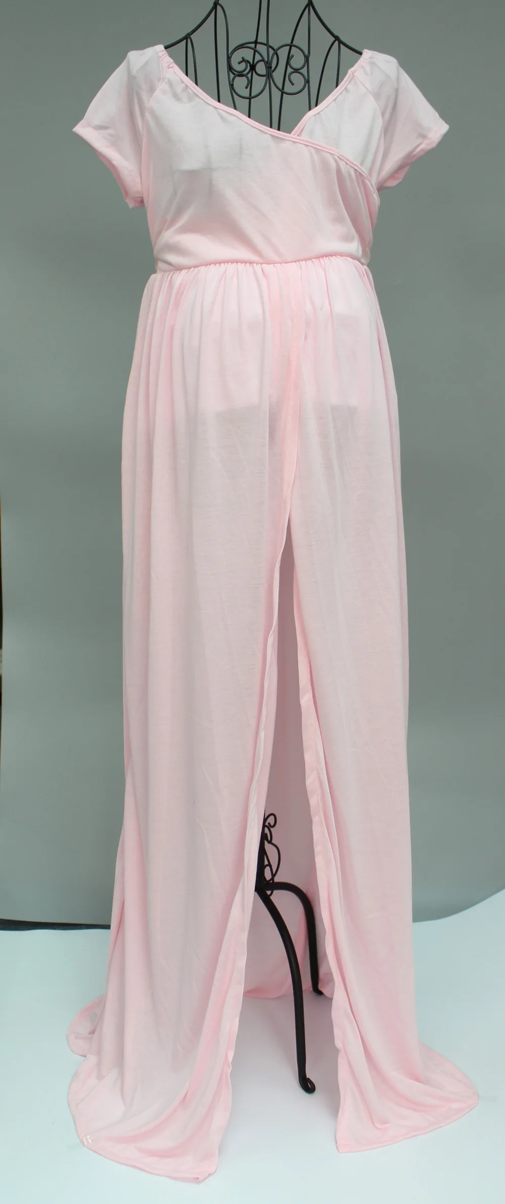 Летнее Модное Элегантное Длинное платье с открытыми плечами для беременных, одежда для фотосессии для беременных женщин