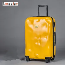 20 24 28 inch luggage Star personality vintage trolley Suitcase Fashion Deformed design ultra light universal