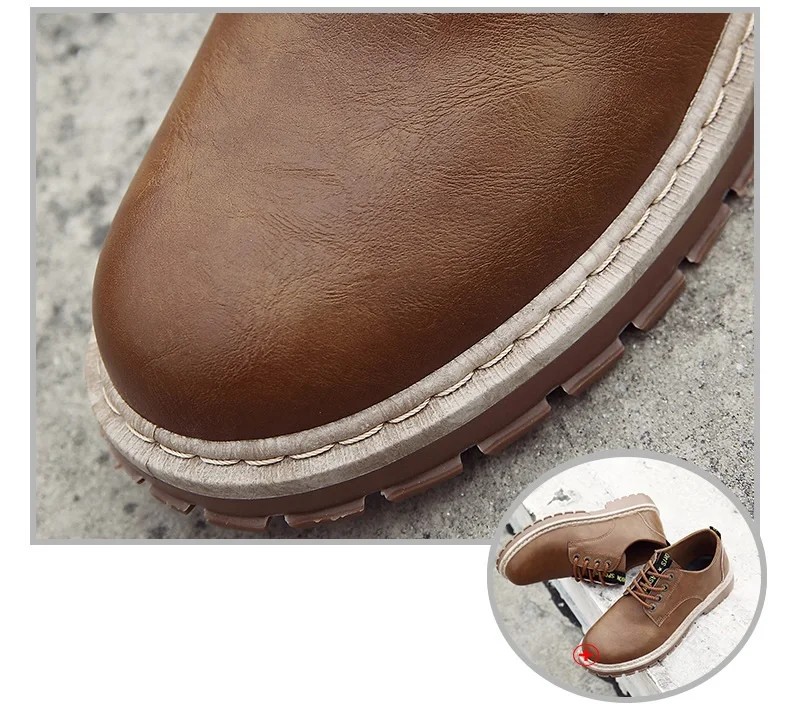 2018 New spring autumn genuine leather hiking sports shoes breathable Shock absorption  ventilation wear resistance  (4)