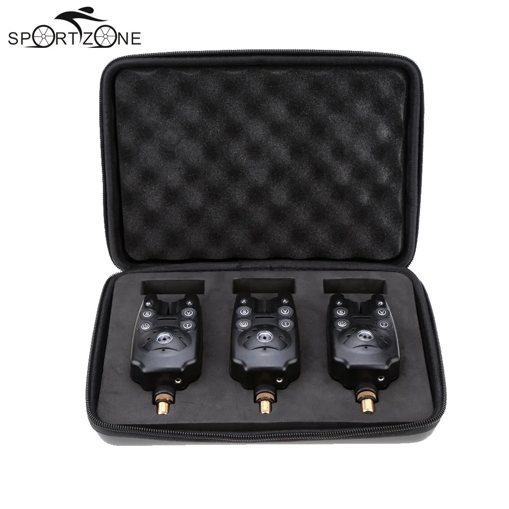 

3pcs/Set Blue LED Wireless Fishing Bite Alarms for Fishing Rod Water Resistant Adjustable Tone Sensitivity Sound Fishing Alert