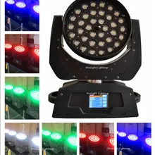 8 шт./лот) сенсорный экран Авто отличные приглушенные эффекты 10-90 градусов зум светодиодный движущийся головной свет 36*10 Вт RGBW4 в 1 многоцветный