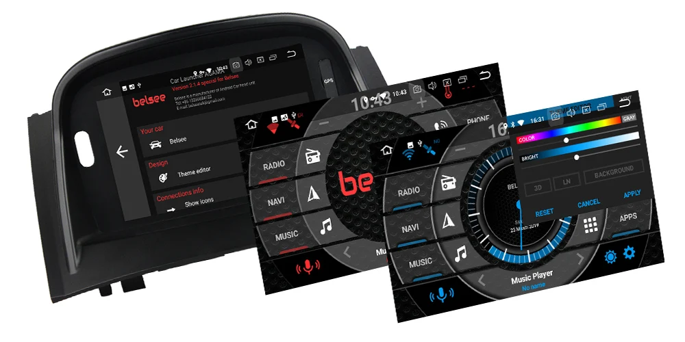 Flash Deal Belsee for Renault Megane 2 Fluence 2004-2009 Android 9.0 4GB 8 Core Car Radio Stereo GPS Head Unit Autoradio Multimedia Player 3