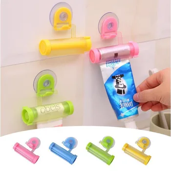 

Hangable Toothpaste Rolling Squeezer Manual Toothpaste Dispenser Tube Sucker Holder Dental Cream Bathroom Accessories
